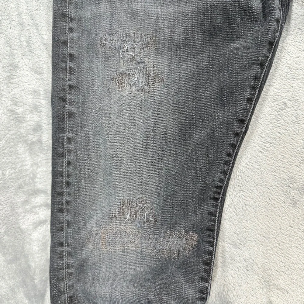 Polo Ralph Lauren Sullivan Slim Jeans 32x30 Faded Black Distressed Stretch Denim